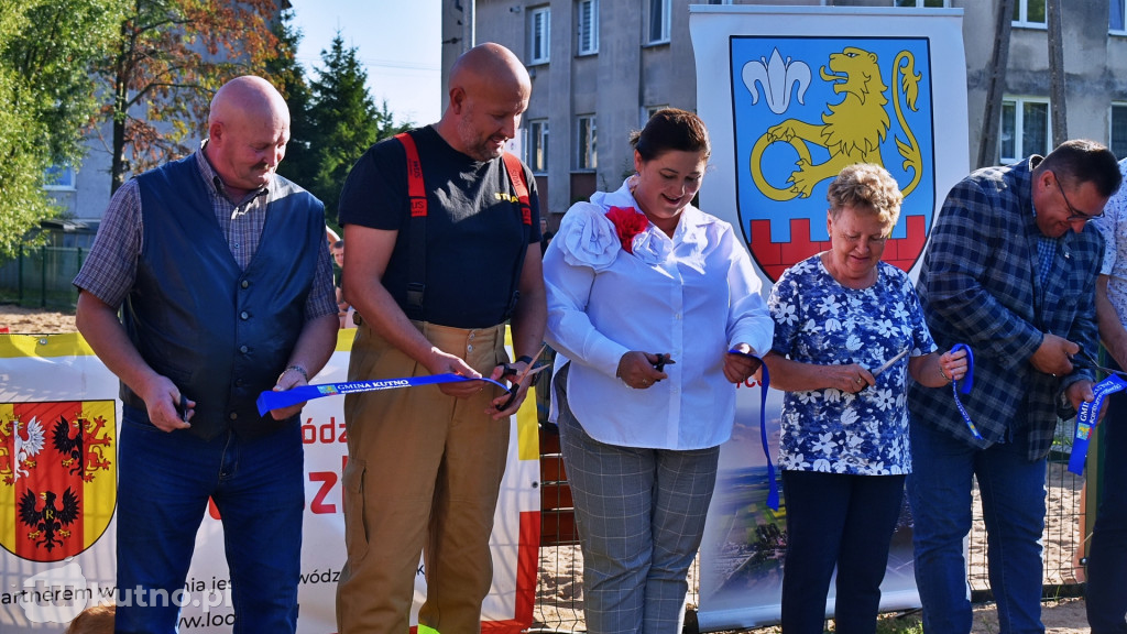 Otwarcie placu zabaw w Lesznie