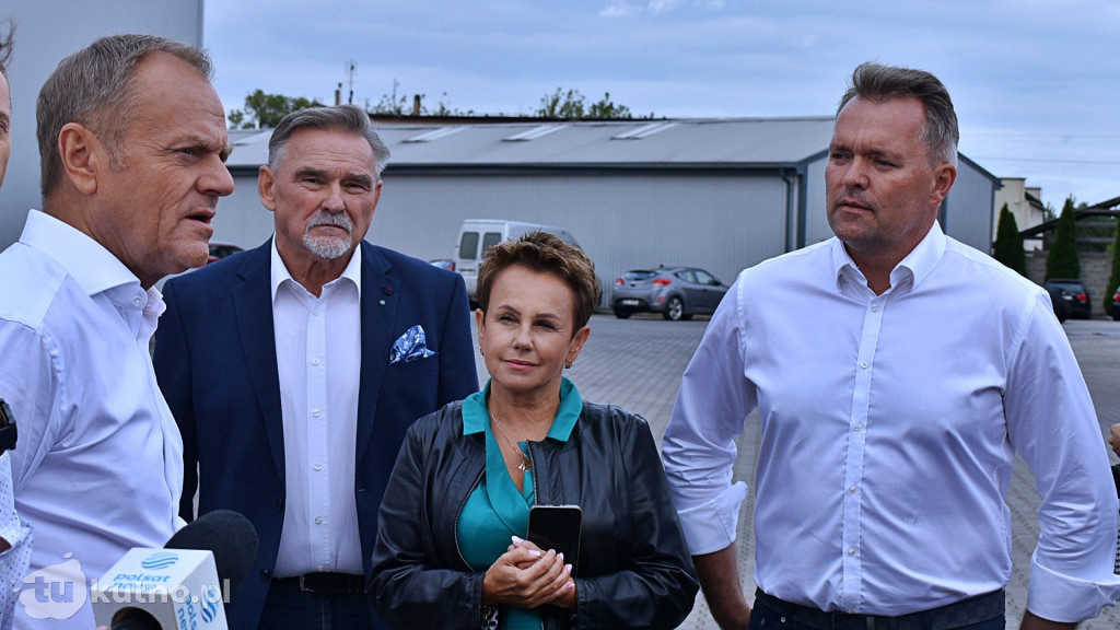Wizyta Donalda Tuska w Łęczycy