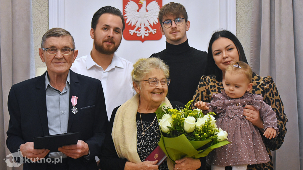 Złote Gody czterech par małżeńskich z Gminy Kutno