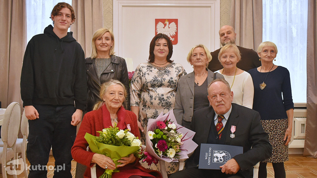 Złote Gody czterech par małżeńskich z Gminy Kutno