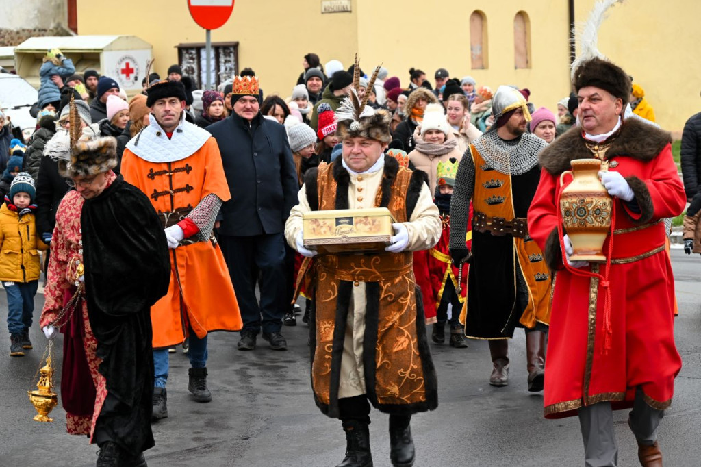 Orszak Trzech Króli w królewskim mieście Łęczyca