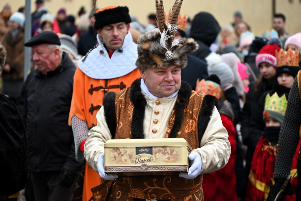 Orszak Trzech Króli w królewskim mieście Łęczyca