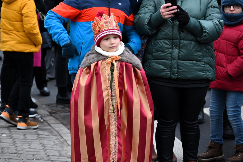 Orszak Trzech Króli w królewskim mieście Łęczyca