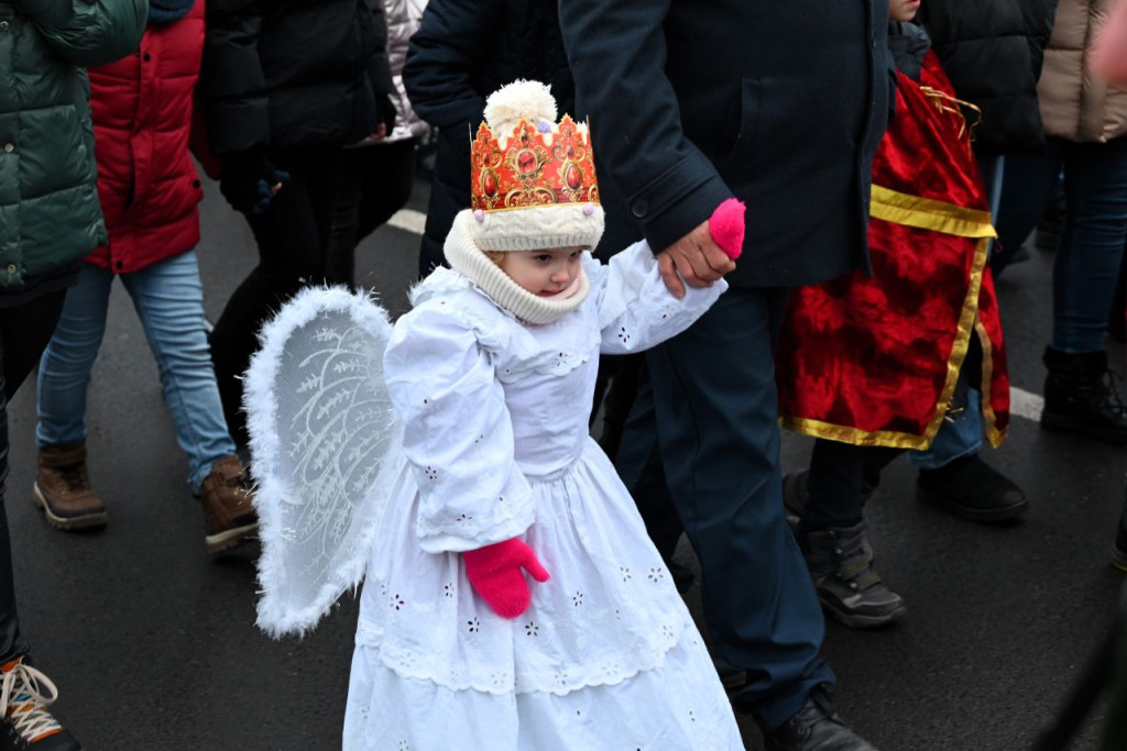Orszak Trzech Króli w królewskim mieście Łęczyca