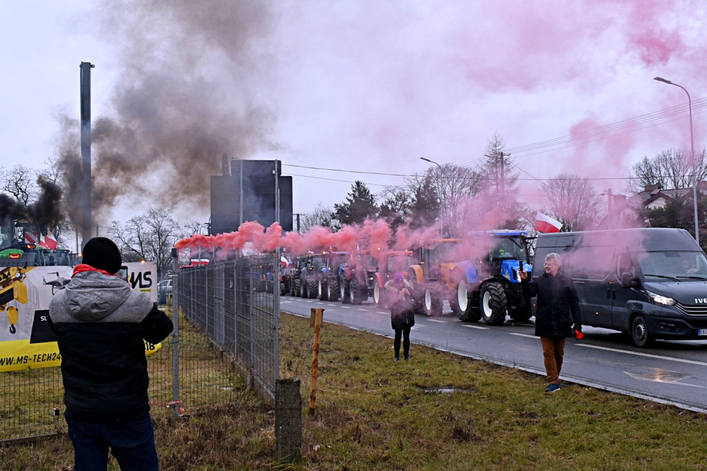 Protest rolników z powiatu kutnowskiego