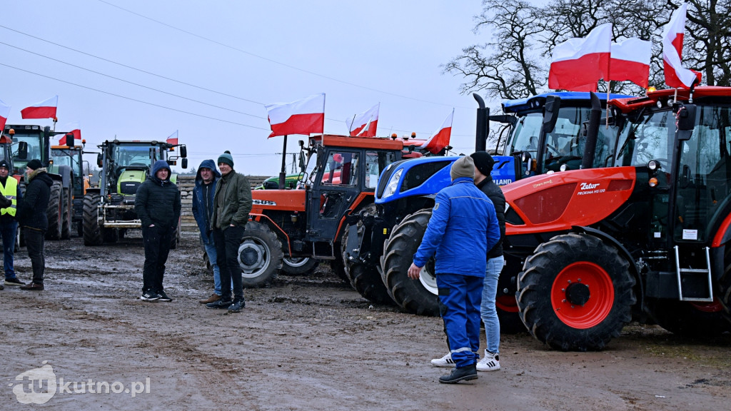 Protest rolników z powiatu kutnowskiego