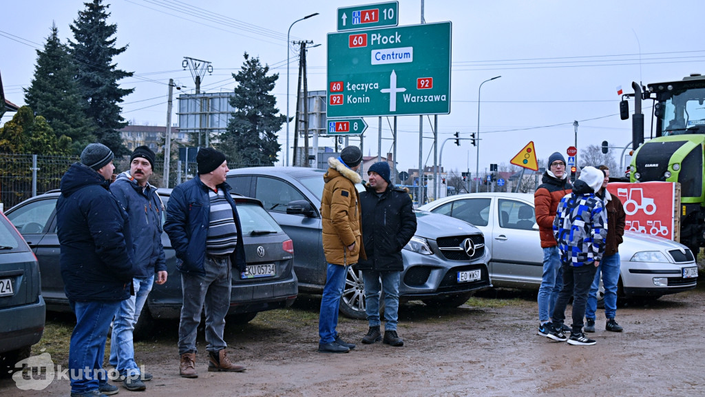 Protest rolników z powiatu kutnowskiego