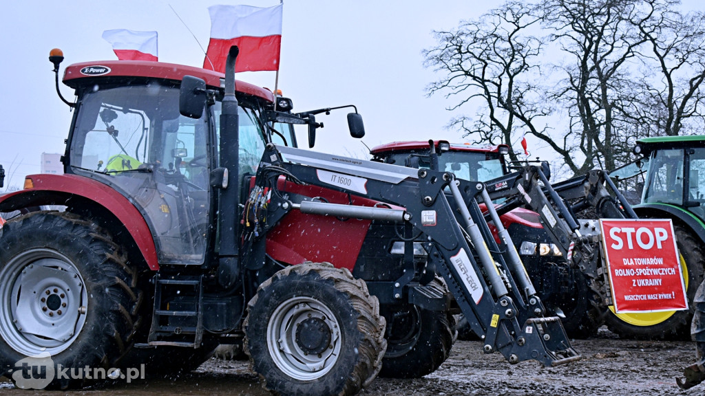 Protest rolników z powiatu kutnowskiego