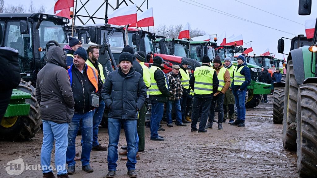 Protest rolników z powiatu kutnowskiego