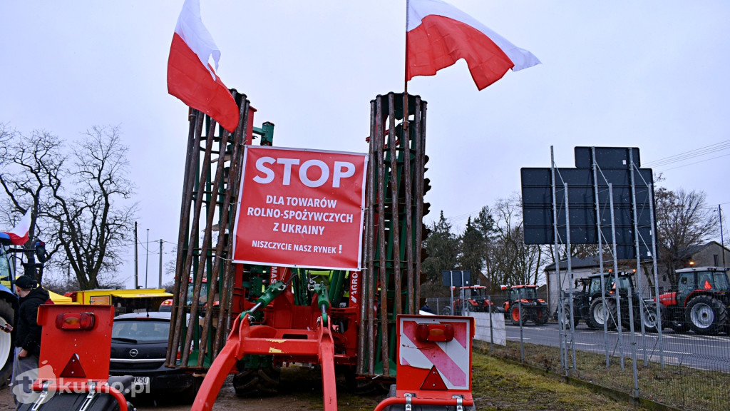 Protest rolników z powiatu kutnowskiego