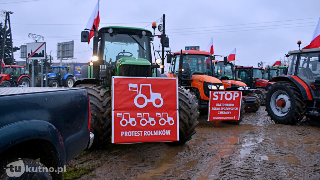 Protest rolników z powiatu kutnowskiego