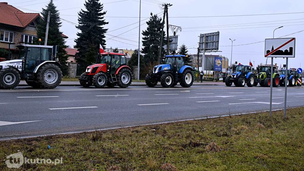 Protest rolników z powiatu kutnowskiego