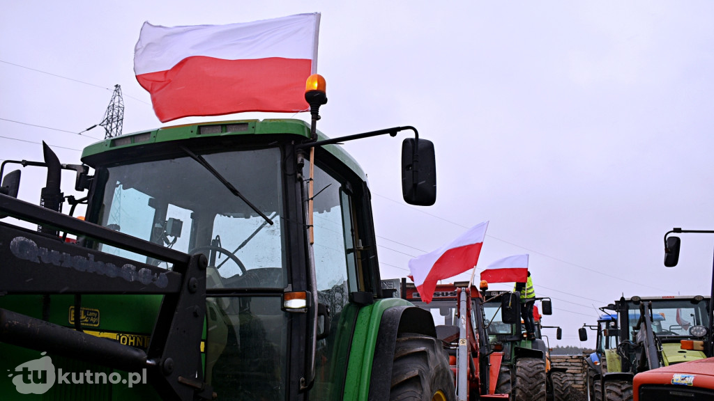 Protest rolników z powiatu kutnowskiego