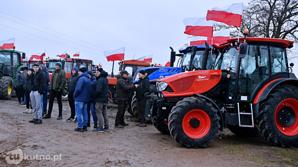 Protest rolników z powiatu kutnowskiego