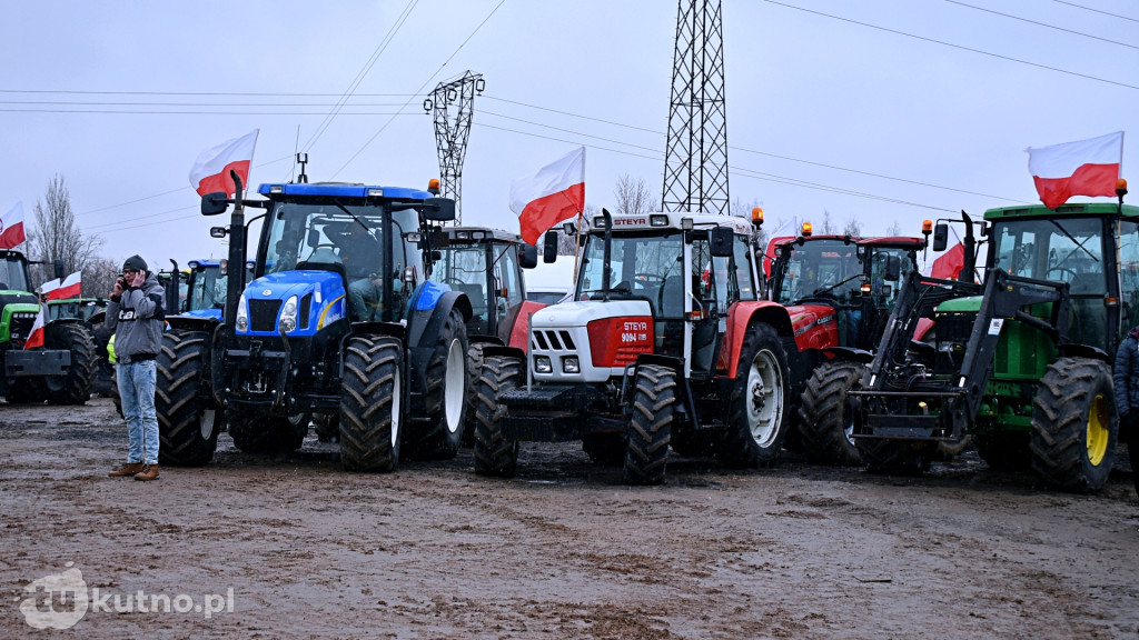 Protest rolników z powiatu kutnowskiego