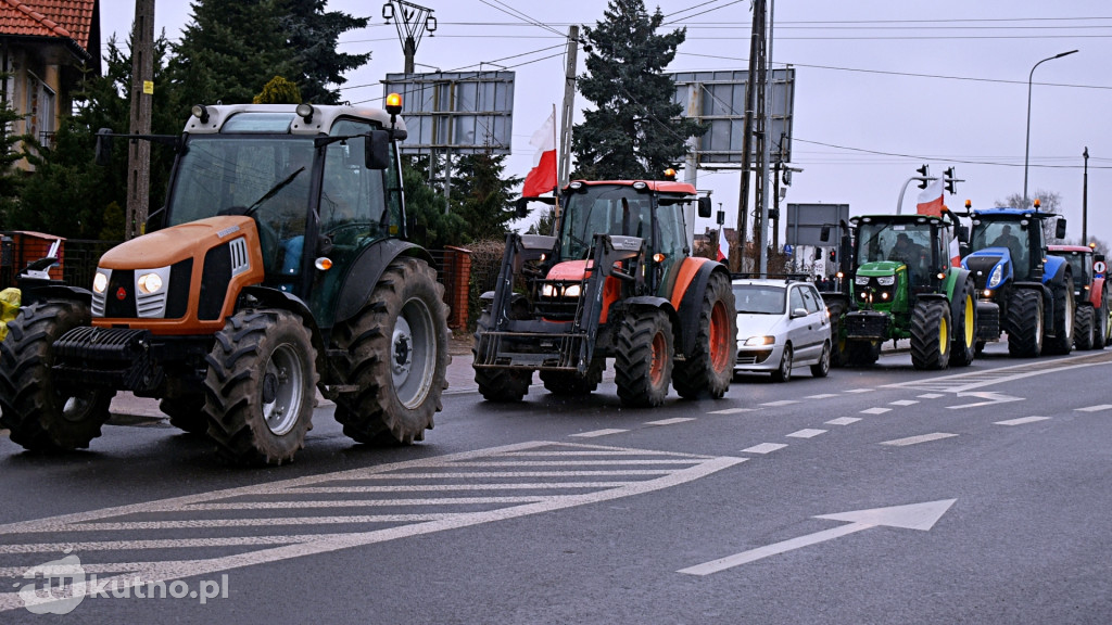 Protest rolników z powiatu kutnowskiego