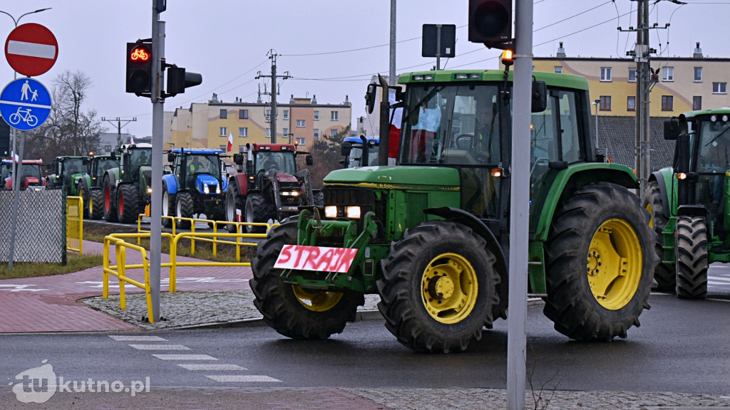 Protest rolników z powiatu kutnowskiego