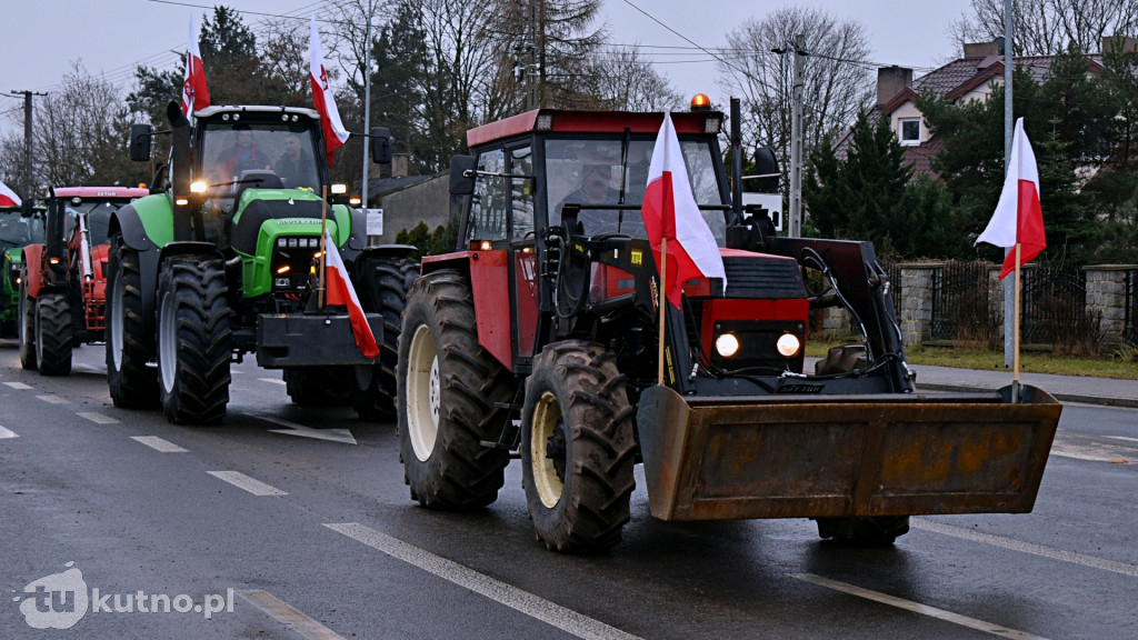 Protest rolników z powiatu kutnowskiego