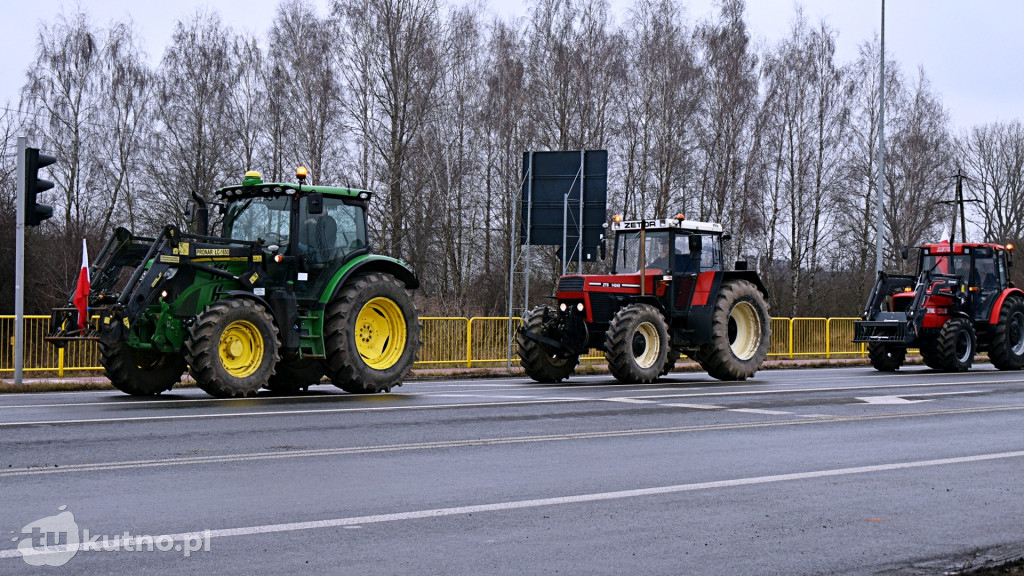 Protest rolników z powiatu kutnowskiego