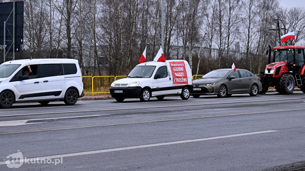 Protest rolników z powiatu kutnowskiego