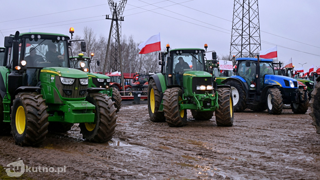 Protest rolników z powiatu kutnowskiego