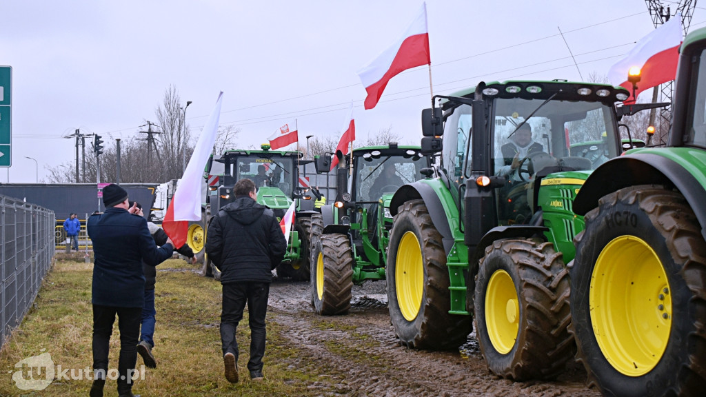 Protest rolników z powiatu kutnowskiego