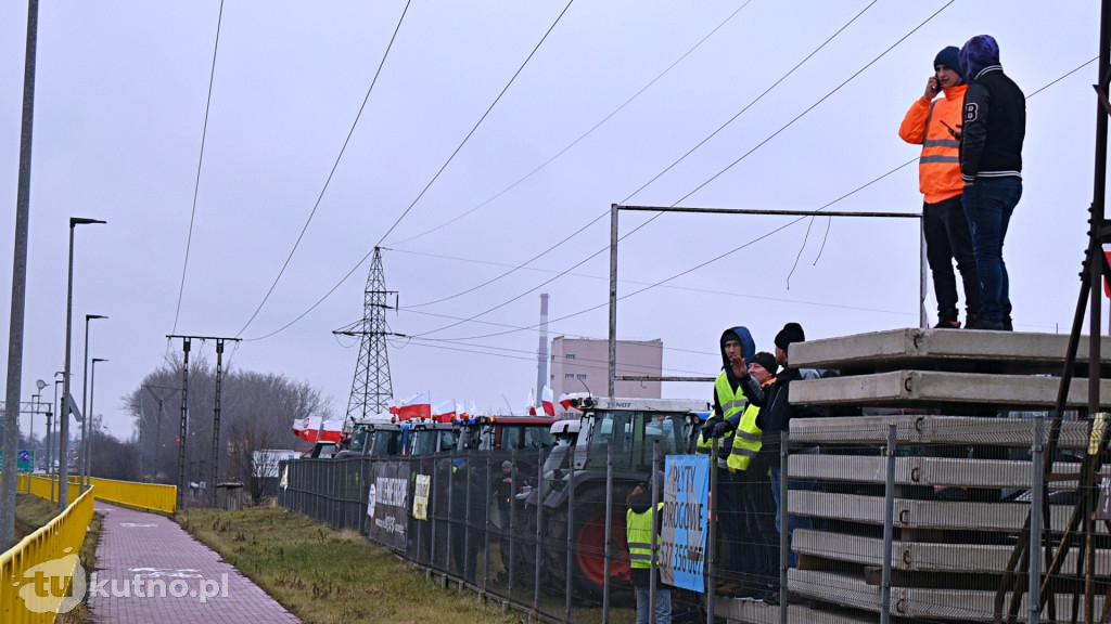 Protest rolników z powiatu kutnowskiego