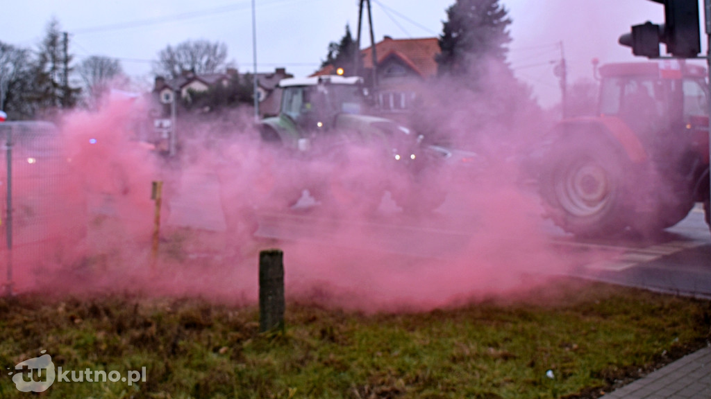 Protest rolników z powiatu kutnowskiego