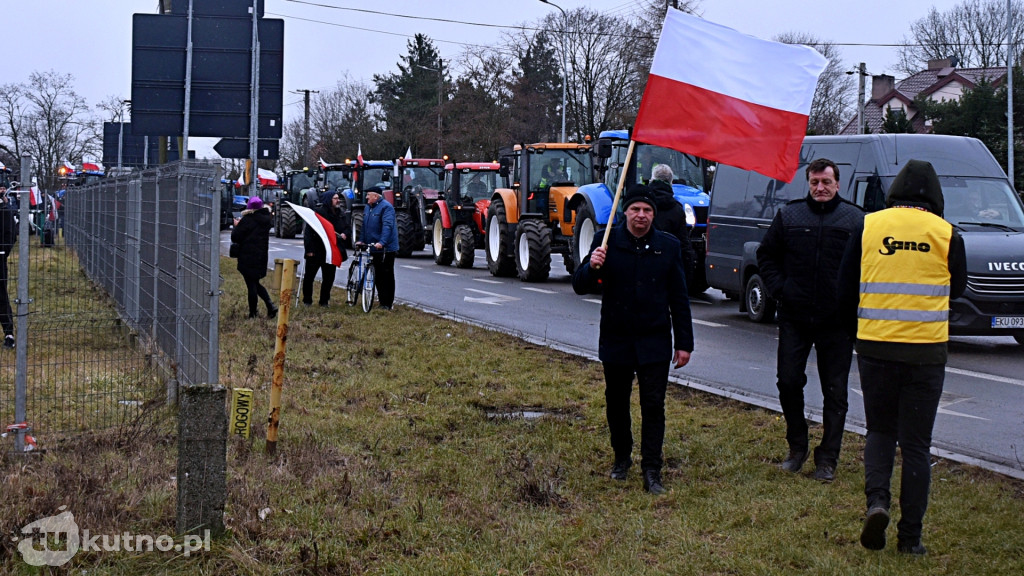 Protest rolników z powiatu kutnowskiego