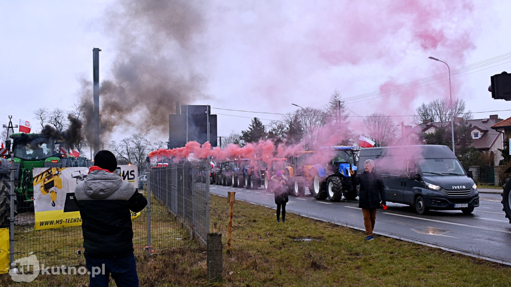 Protest rolników z powiatu kutnowskiego