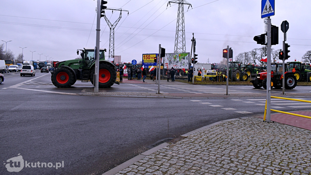 Protest rolników z powiatu kutnowskiego