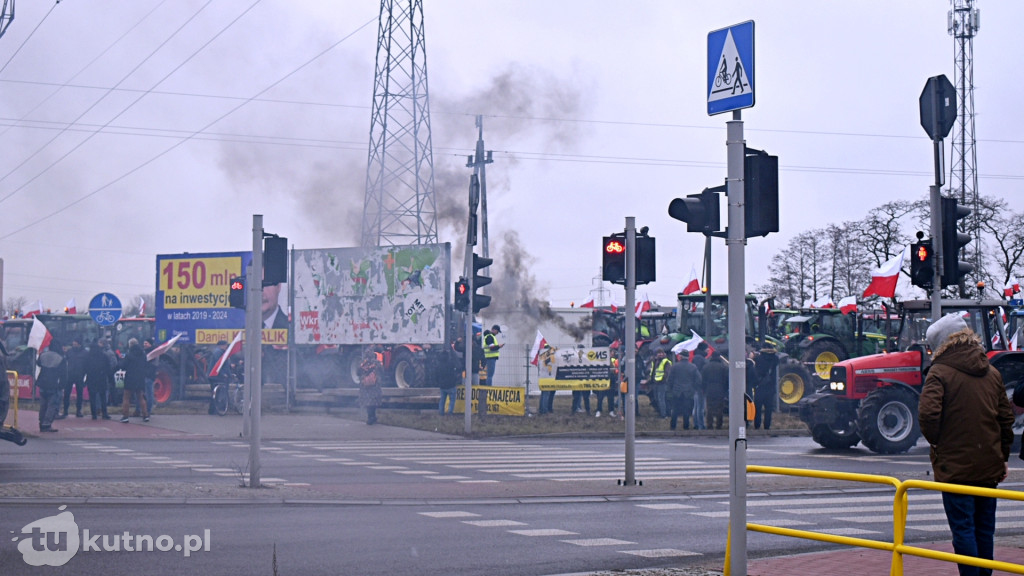 Protest rolników z powiatu kutnowskiego