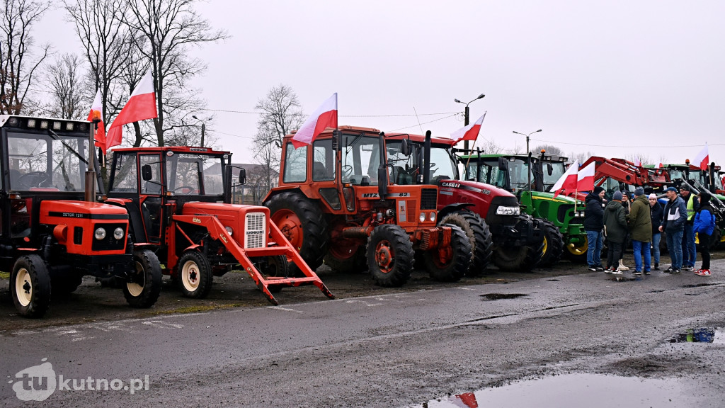 Protest rolników w Gminie Piątek