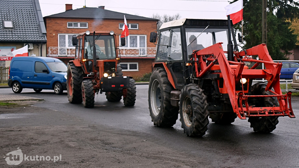 Protest rolników w Gminie Piątek