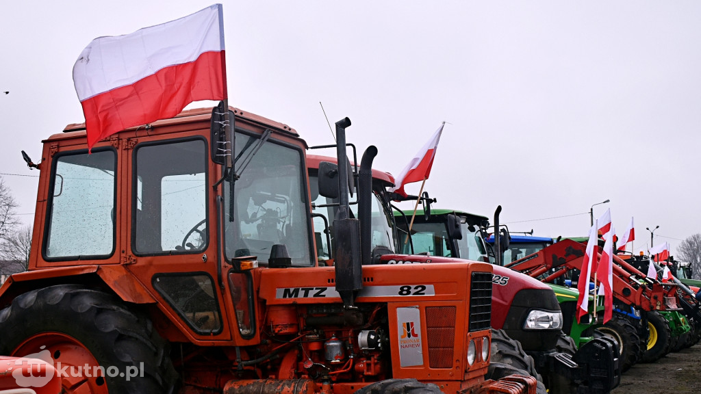 Protest rolników w Gminie Piątek