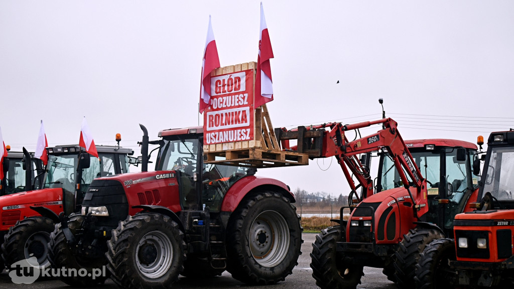 Protest rolników w Gminie Piątek