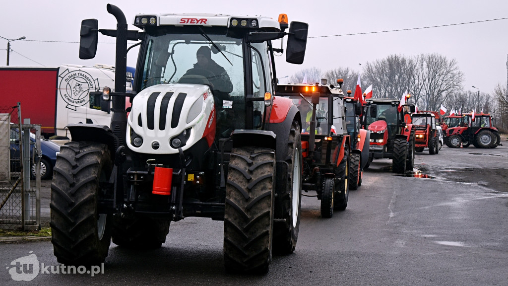 Protest rolników w Gminie Piątek