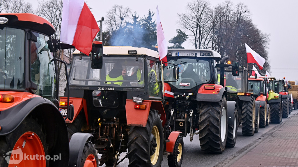 Protest rolników w Gminie Piątek