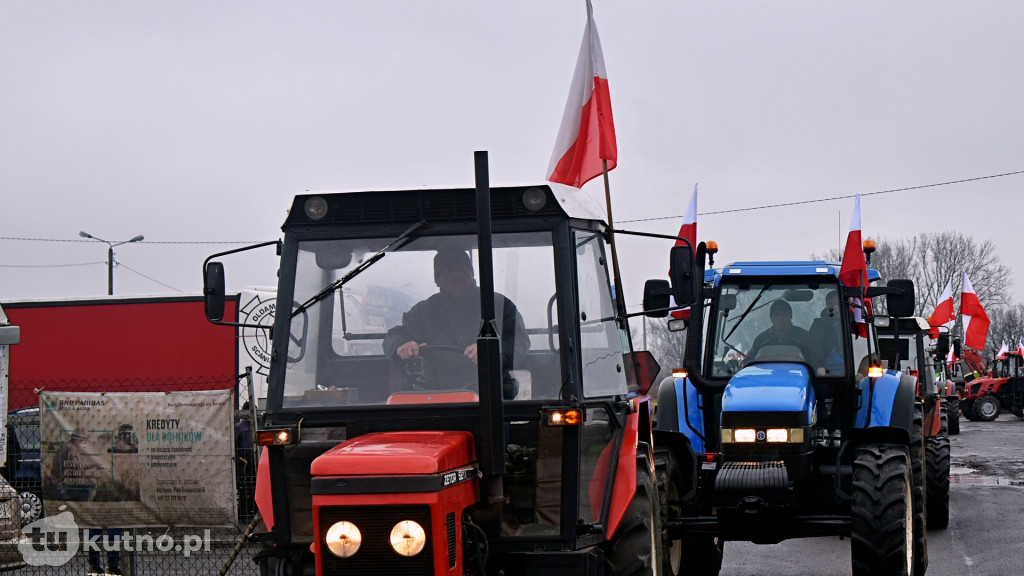 Protest rolników w Gminie Piątek