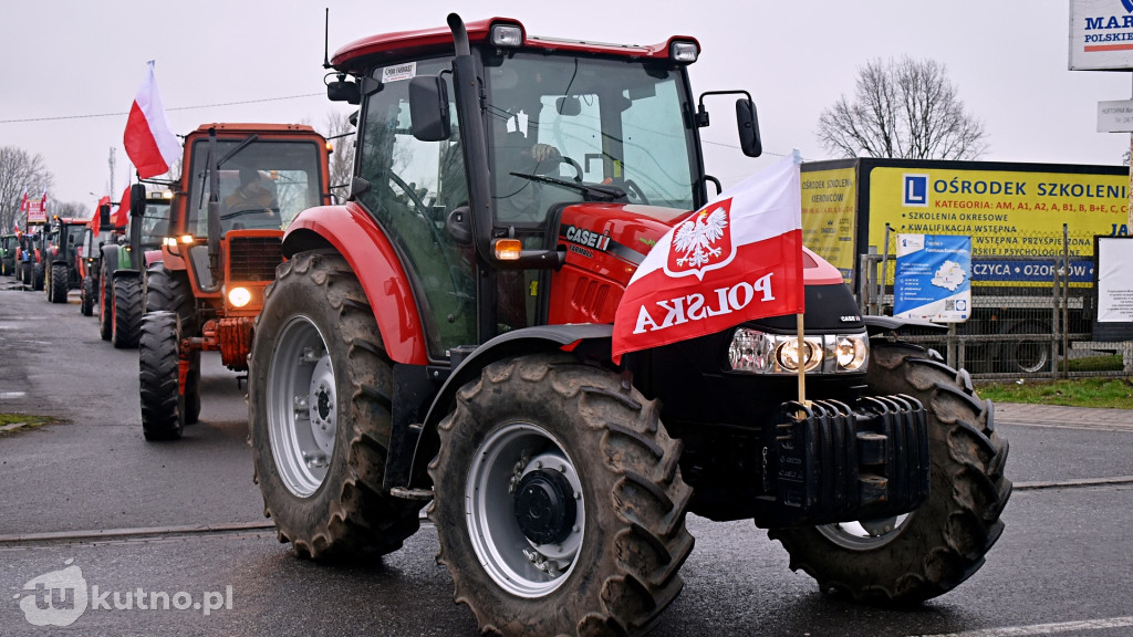 Protest rolników w Gminie Piątek