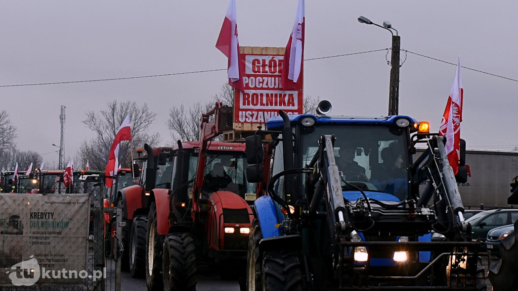 Protest rolników w Gminie Piątek