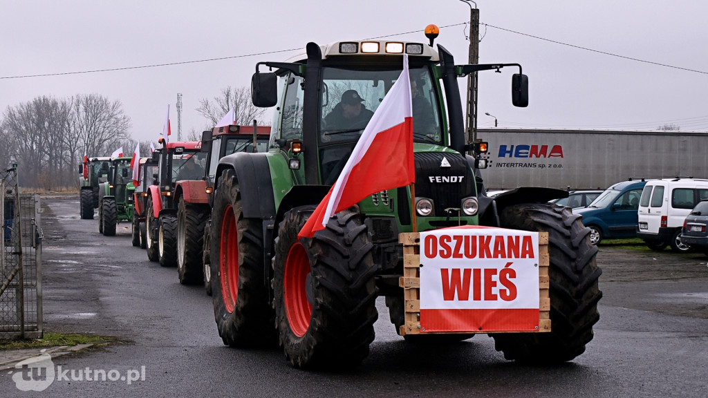 Protest rolników w Gminie Piątek