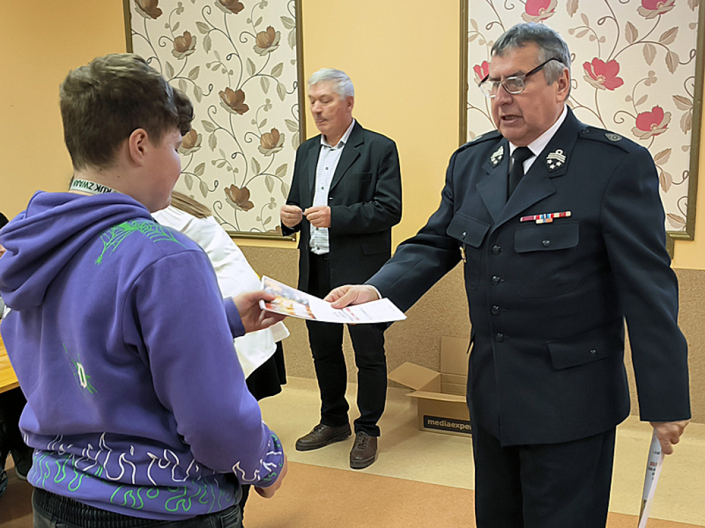 Gminne eliminacje  Turnieju Wiedzy Pożarniczej