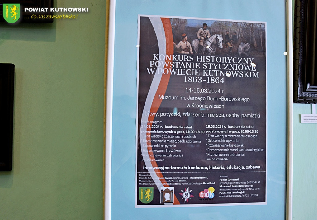 Konkurs z wiedzy o Powstaniu Styczniowym