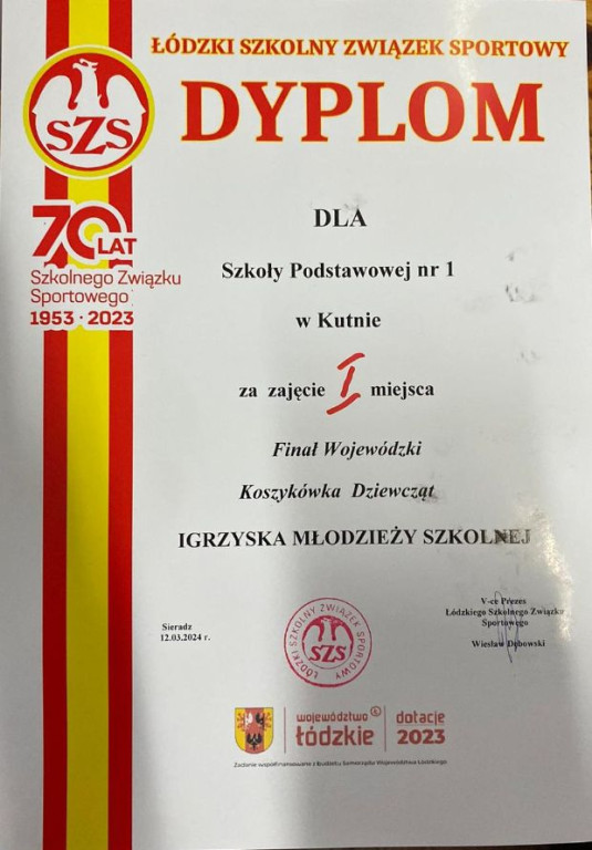 Finał Igrzysk Młodzieży Szkolnej w koszykówce
