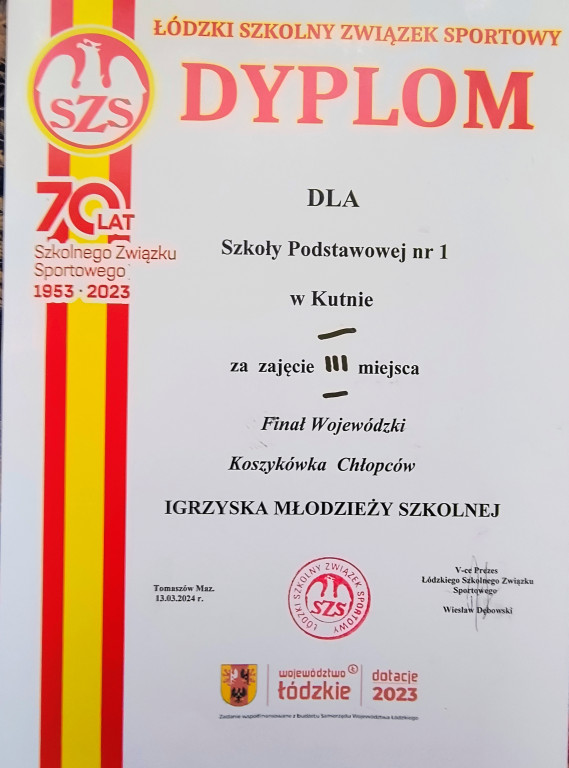 Finał Igrzysk Młodzieży Szkolnej w koszykówce