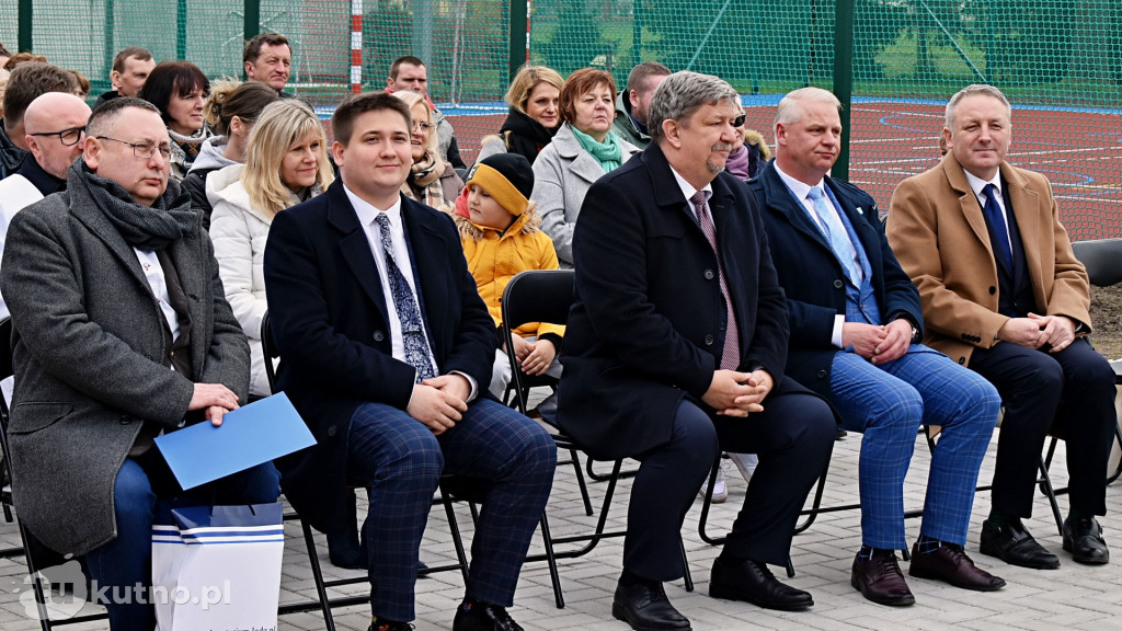 Uroczyste otwarcie boiska w Łaniętach