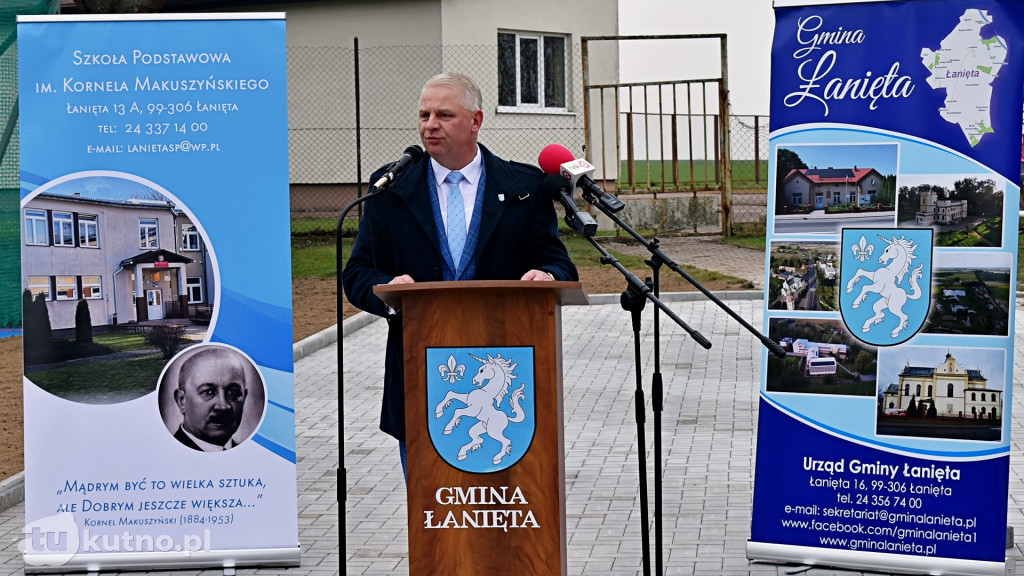 Uroczyste otwarcie boiska w Łaniętach