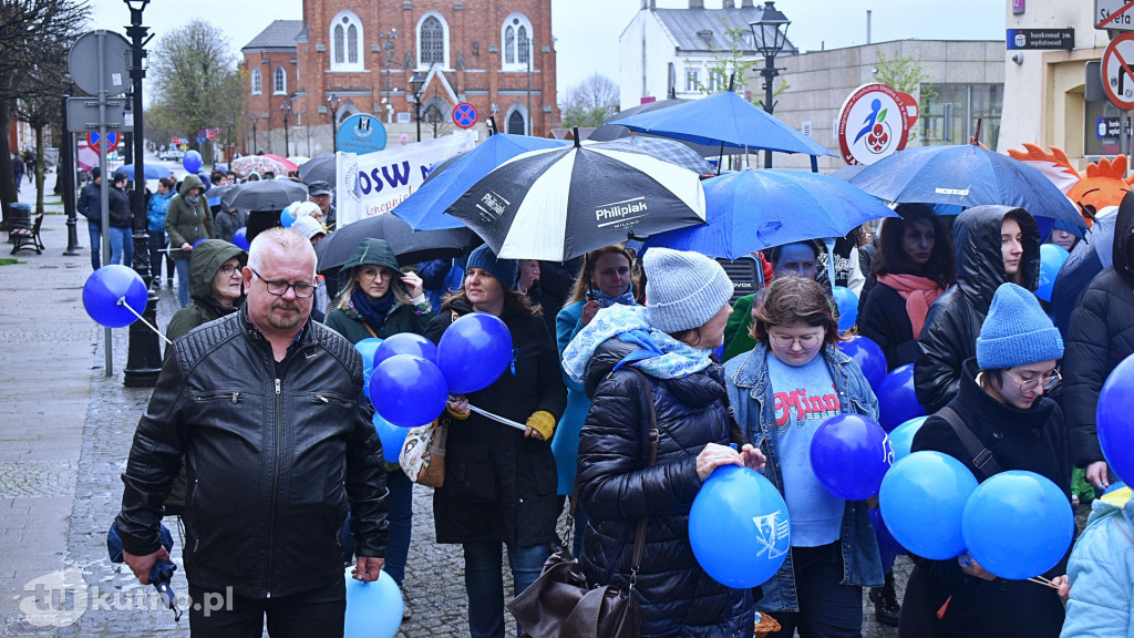 Niebieski Marsz przeszedł przez centrum Kutna