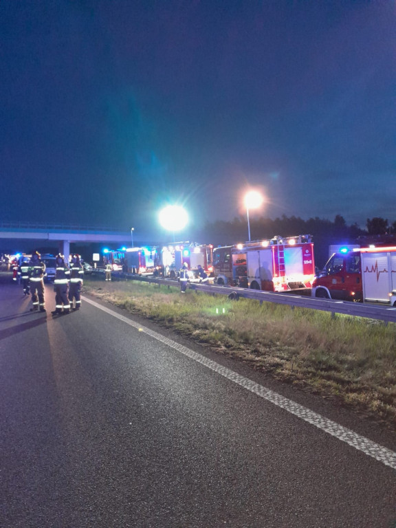 Śmiertelny wypadek na autostradzie A2